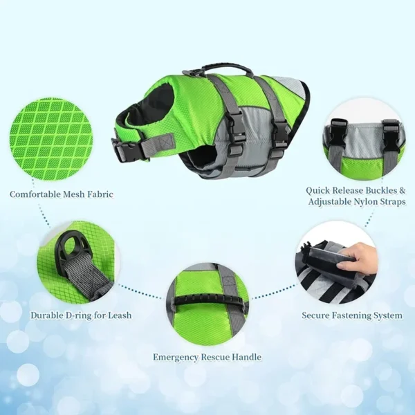 Adjustable Dog Life Jacket - Image 4