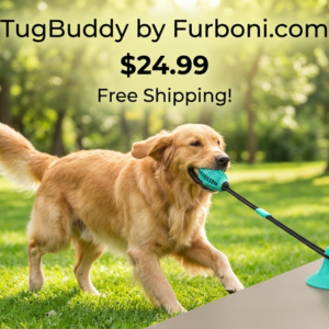 TugBuddy™ Suction Tug Toy for Dogs